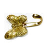 Brass Coat Hook Butterfly Shaped 60mm #6200 Polish Brass - Image 5