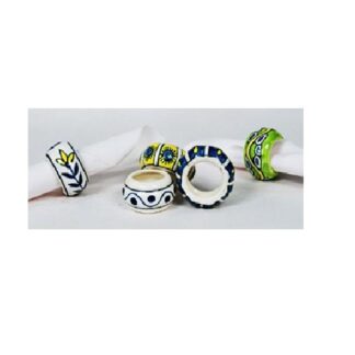 Handcrafted Ceramic Christmas Tealight Candles Holders Hand Painted Table Top Tea Light Candle Stand for Diwali Decoration with Tea Lights #9134
