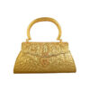 Metal Brass Women's Beautiful Handbag Party Bridal Clutch Purse Trend Overseas Golden Girls/Women Handle Clutch Brass metal bag Ethnic Clutch 260mm # 9055