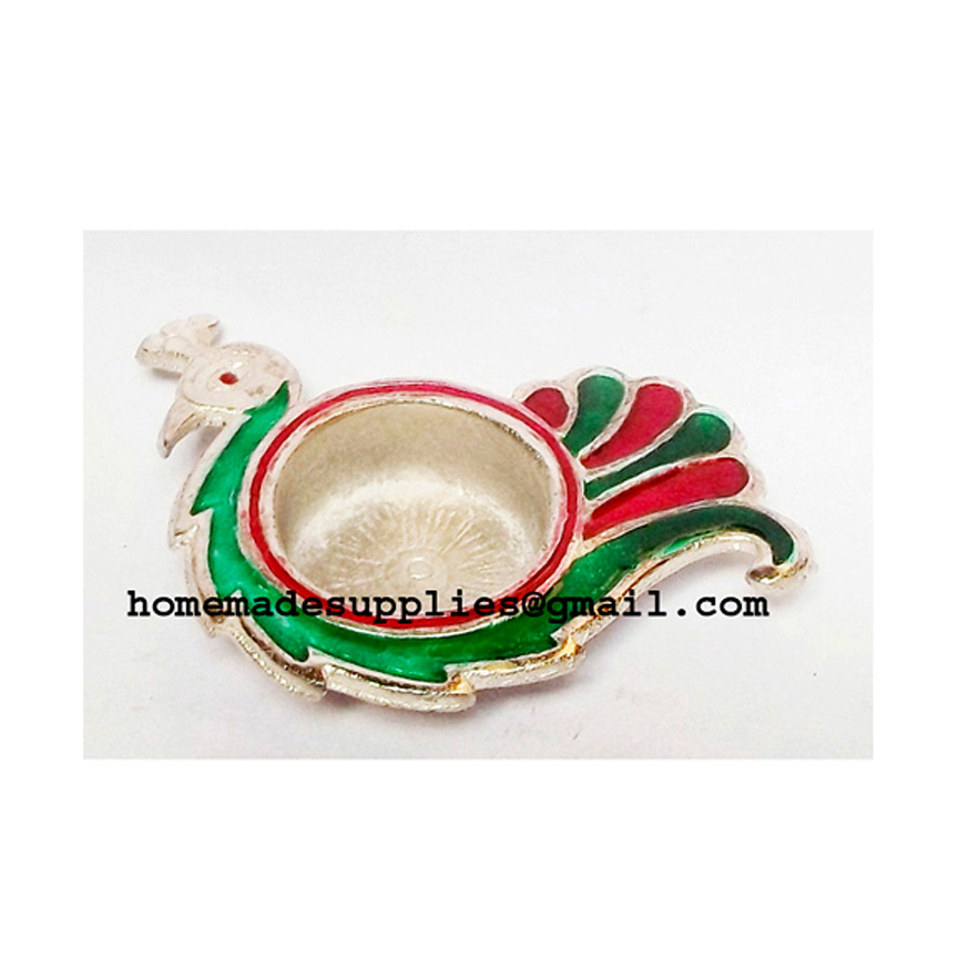 Silver Diya -Tortoise Design #9010