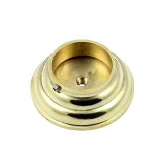 Brass Concealed Fix Flange / Socket Polish Brass Finish 51mm #9268