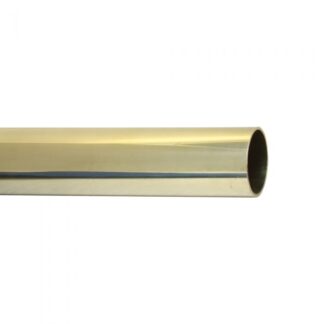 Brass Tube Polish Brass Finish 51mm Dia #9276