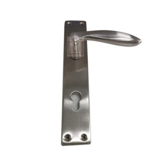 Stainless steel Door Handle On Plate 250mm #8697