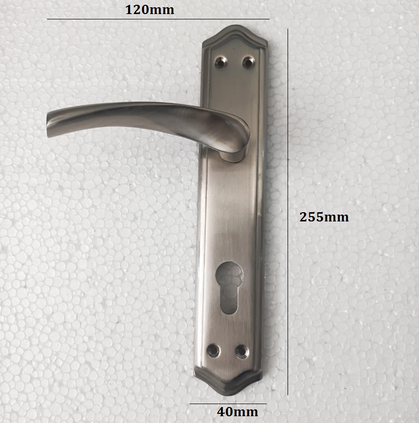 Stainless steel Door Handle On Plate 255mm #8700 - Image 2