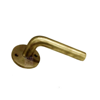 Bronze Door Lever Handle -Straight round-Flat End LV115-60 #8512